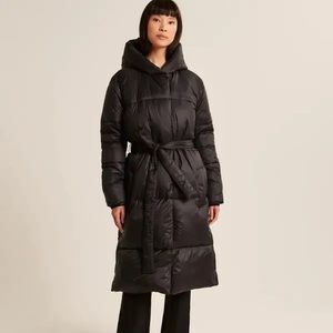 A&F AirCloud Long Puffer Coat